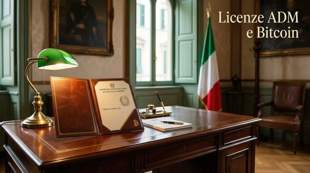 Licenze ADM per scommesse Bitcoin legali in Italia